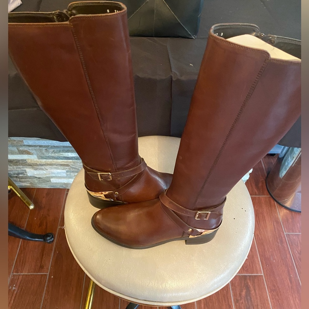 (NWT) C. ROSETTI TALL SHAFT RIDING BOOTS BROWN 5